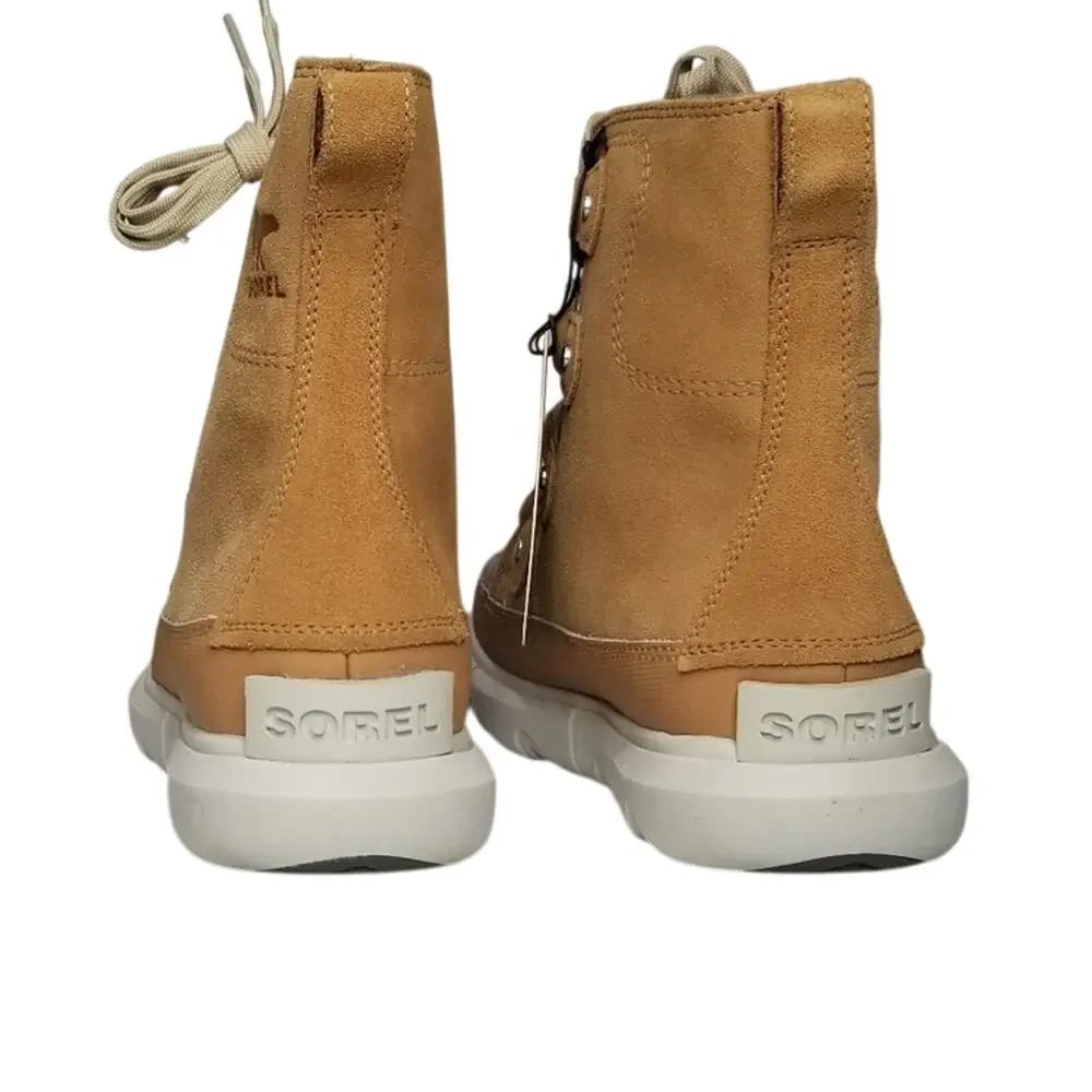 Sorel Women's Explorer Next Joan WP Boots Size 6.5 Tawny Buff, Moonstone NWT